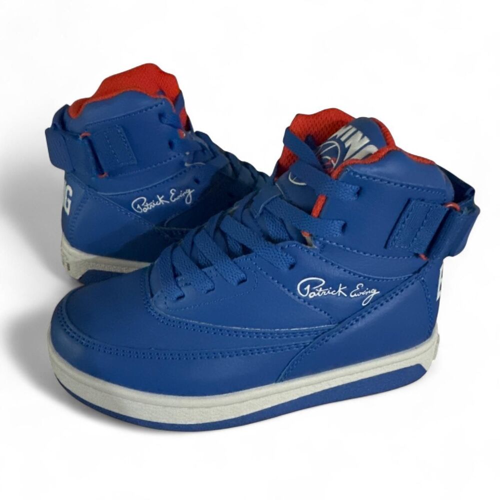 Patrick Ewing Kids Orange and Blue Sneaker Pre-School 13